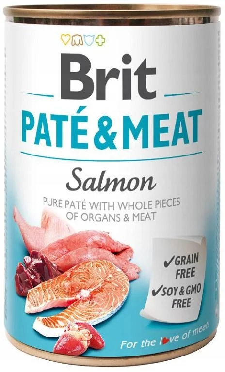 Brit Pate & Meat łosoś 400 g