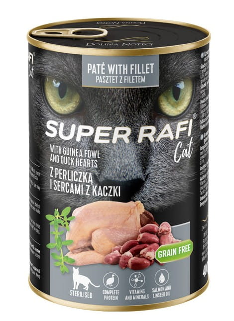 Rafi Super Rafi Sterilised kaczka, perliczka pasztet 400 g