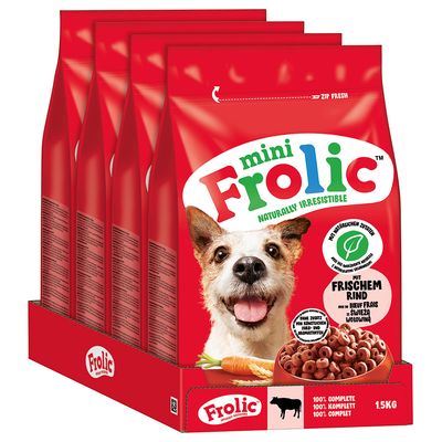 Frolic Mini cielęcina, wołowina adult małe rasy 1.5 kg × 4