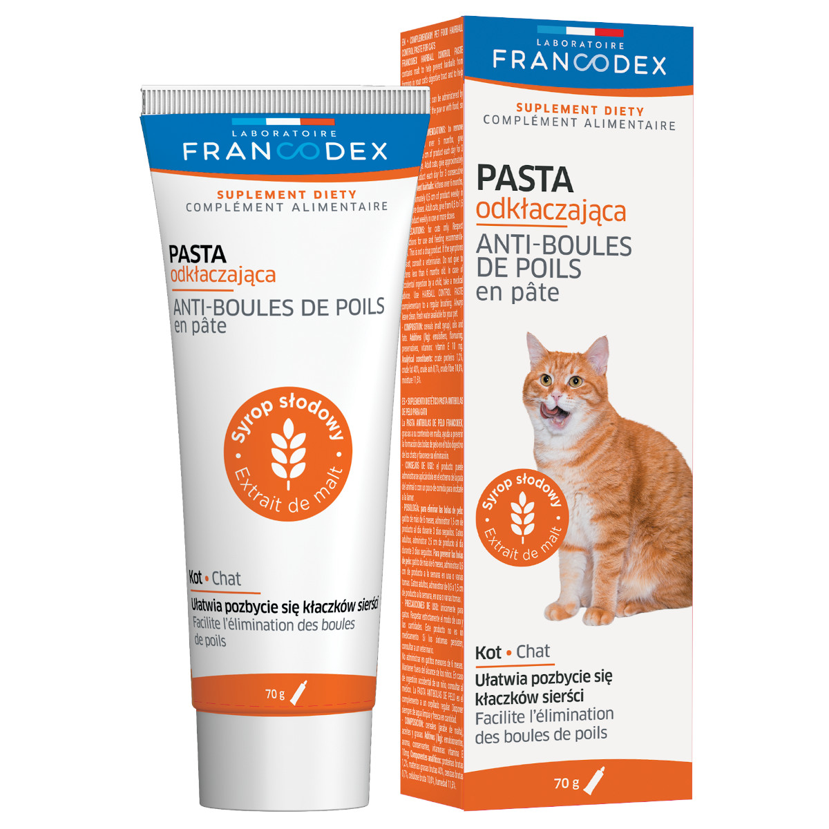 Francodex Hairball pasta 70 g