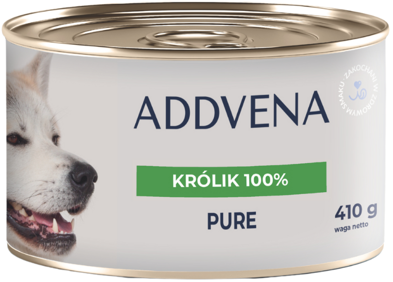 Addvena Moist Pure królik 410 g