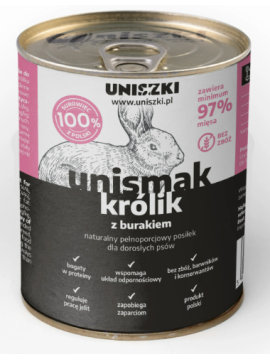 Uniszki Unismak królik z burakiem adult 800 g