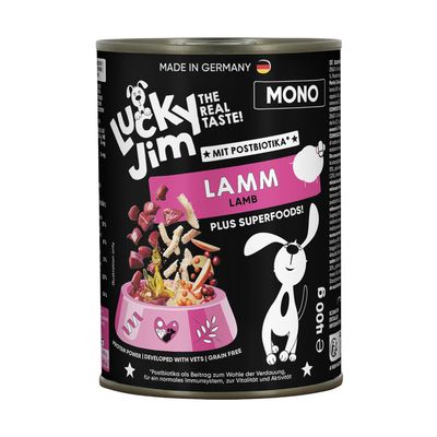 Lucky Jim Mono jagnięcina adult 400 g × 6