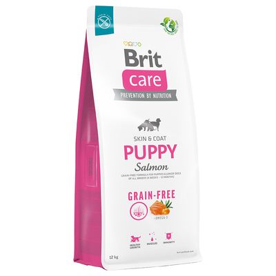 Brit Care łosoś puppy 12 kg × 2