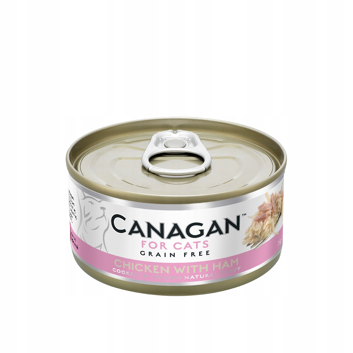Canagan kurczak, szynka w sosie 75 g × 12