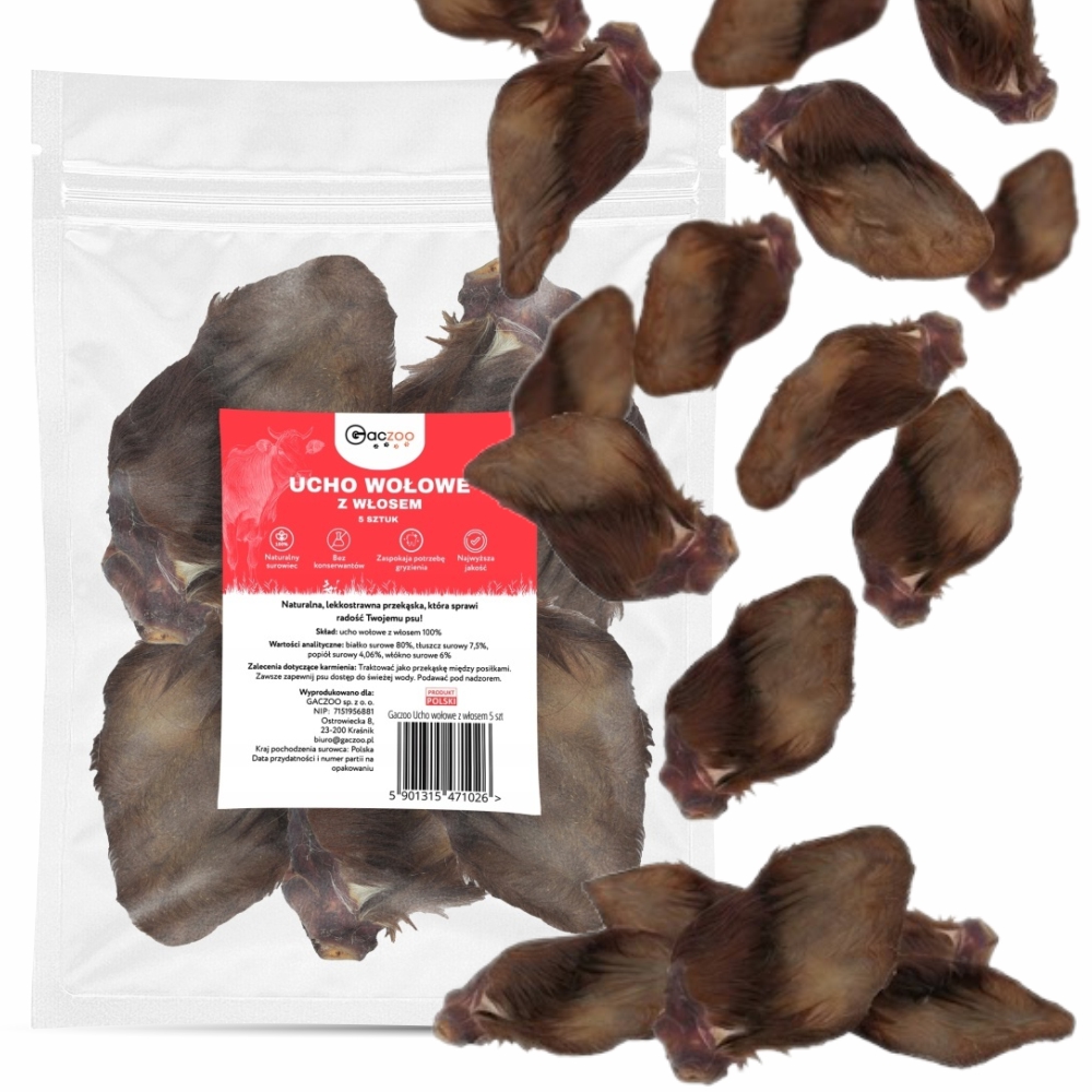 Gaczoo wołowina 60 g × 5