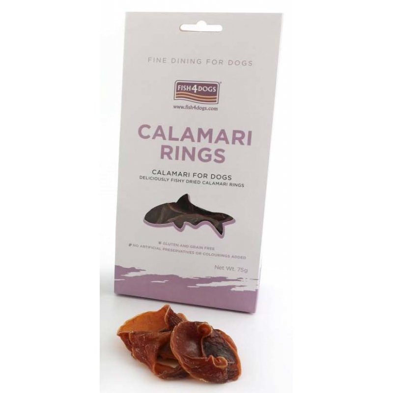 Fish4Dogs Calamari Rings kałamarnica 60 g