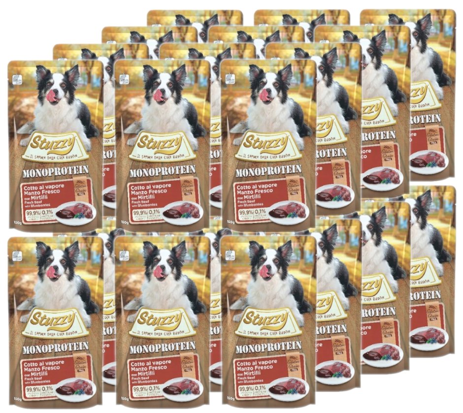 Stuzzy Monoprotein wołowina adult 150 g × 24