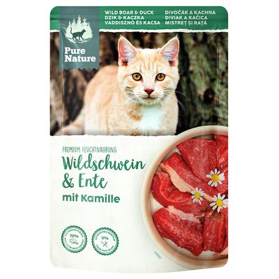 Pure Nature dziczyzna, kaczka w bulionie adult 85 g × 12