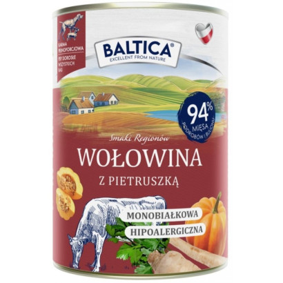 Baltica Smaki Regionów wołowina adult 400 g