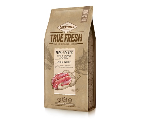 Carnilove True Fresh kaczka adult duże rasy 11,4 kg