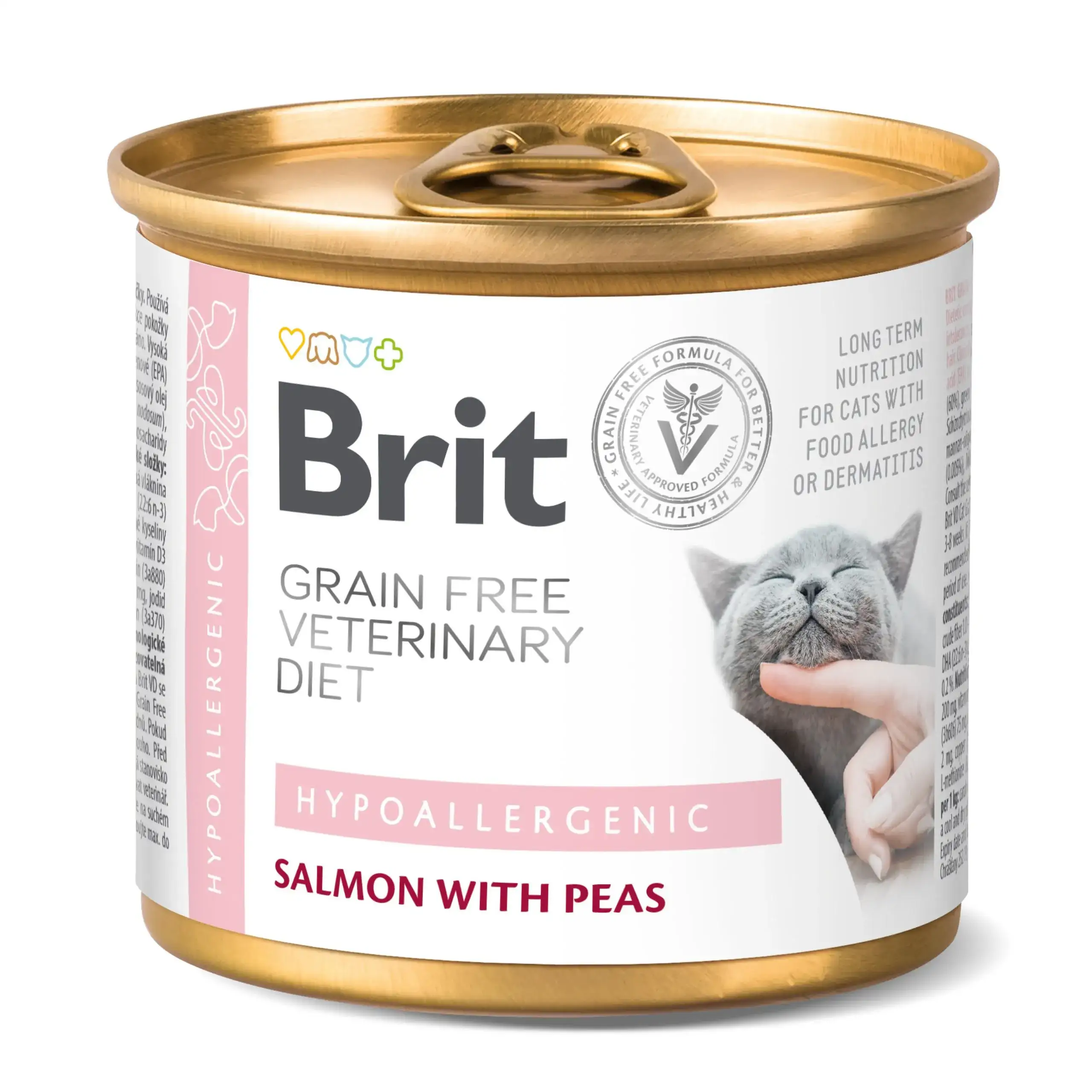 Brit Grain Free Veterinary Diet Skin & Coat łosoś z grochem adult 200 g