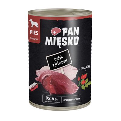 Pan Mięsko indyk, jeleń 400 g × 36
