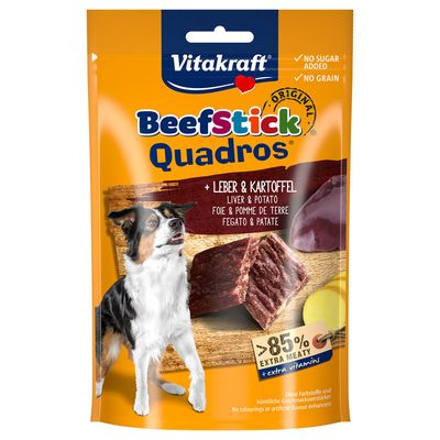 Vitakraft Beef Stick Quadros wołowina, wątróbka z ziemniakiem 70 g