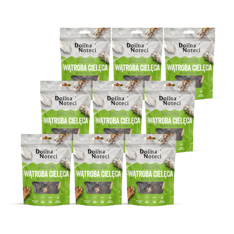 Dolina Noteci Natural Treats cielęcina 150 g × 9