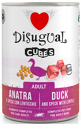 Disugual Cubes kaczka, wieprzowina adult 400 g