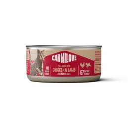 Carnilove jagnięcina, kurczak pasztet adult 100 g