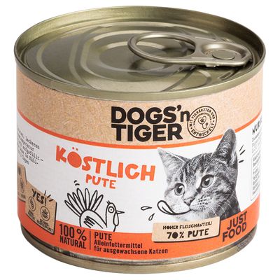 Dogs'n Tiger indyk adult 200 g × 6