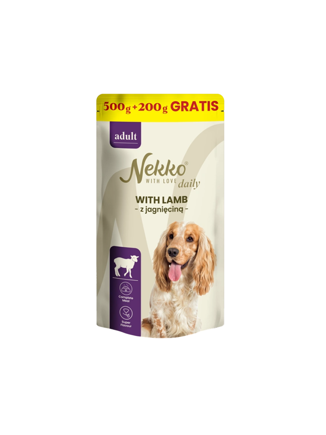 Nekko Daily jagnięcina adult 500 g