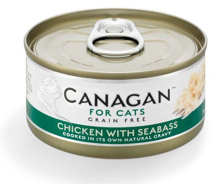 Canagan kurczak, okoń morski w sosie 75 g
