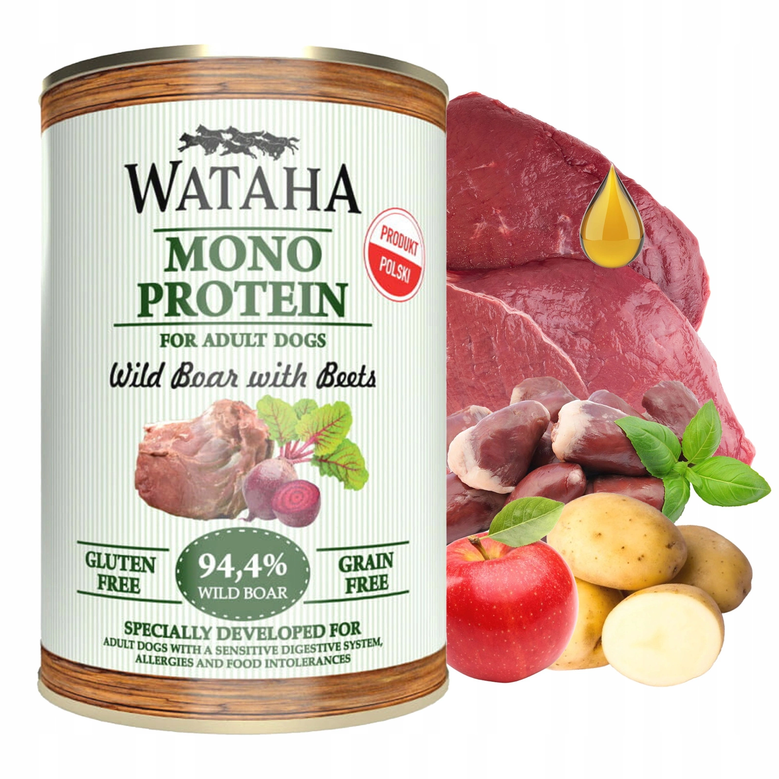 Wataha Mono Protein dzik adult 400 g