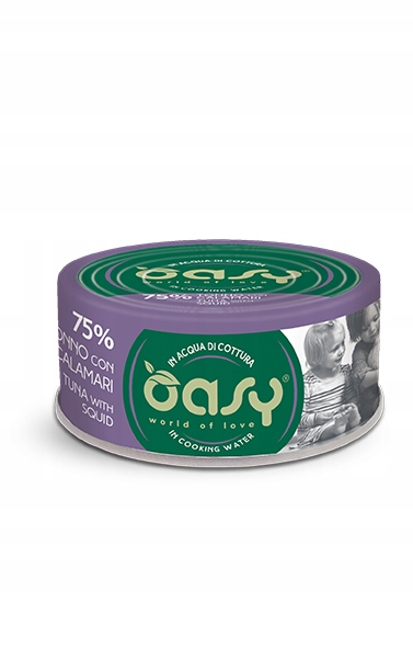 Oasy More Love kalmary, tuńczyk w bulionie adult 70 g