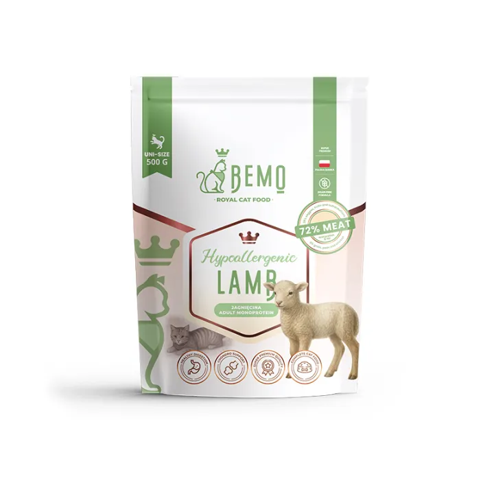 Bemo Cat Hypoallergenic Digestive jagnięcina adult 500 g
