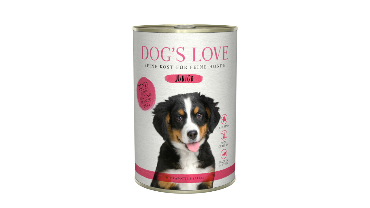Dog's Love wołowina junior 400 g