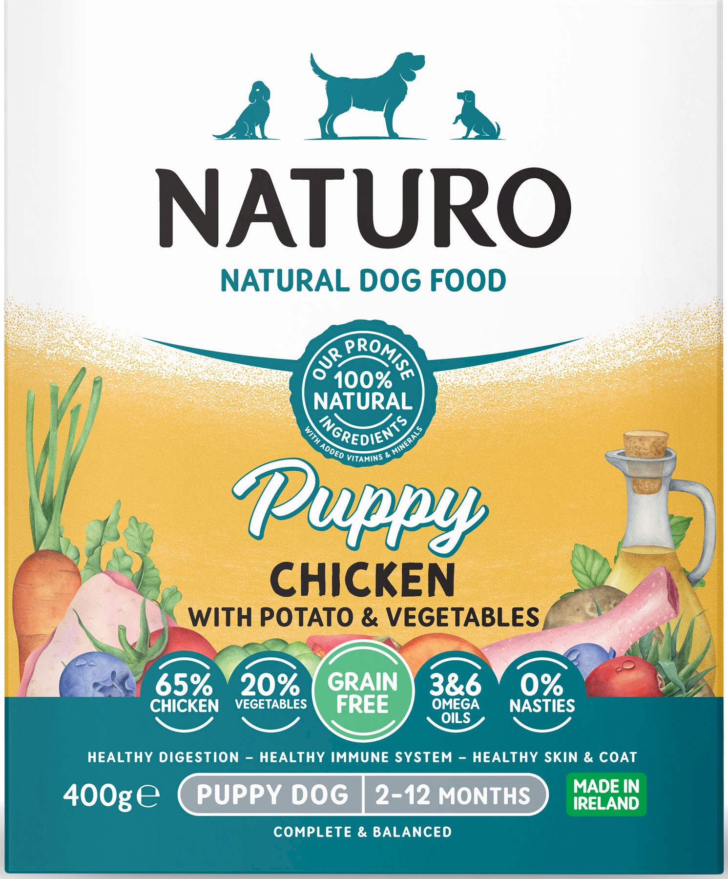 Naturo kurczak puppy 400 g