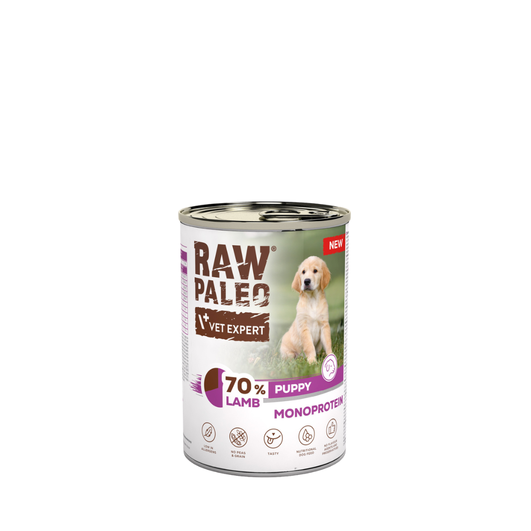 VetExpert Raw Paleo jagnięcina junior 400 g