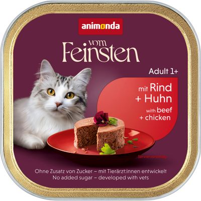 Animonda Vom Feinsten Sensitive kurczak, wołowina pasztet adult 100 g × 32