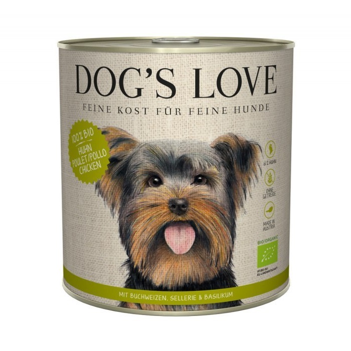 Dog's Love Bio kurczak adult 800 g
