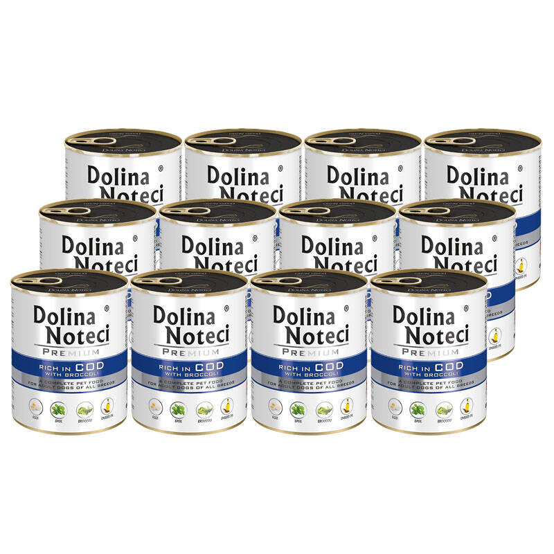 Dolina Noteci Premium dorsz z brokułami adult 800 g × 12