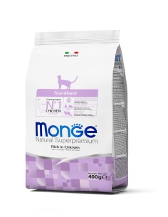 Monge Natural Superpremium Sterilised kurczak adult 400 g