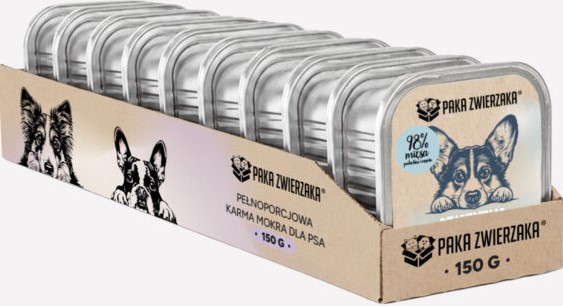 Paka Zwierzaka dziczyzna, łosoś 150 g × 10