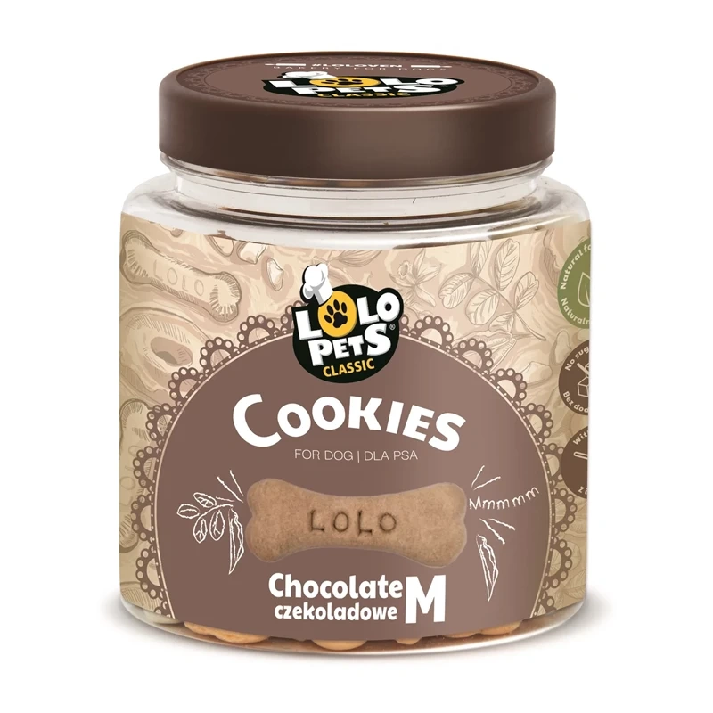 Lolo Pets Classic czekoladowe średnie rasy 210 g