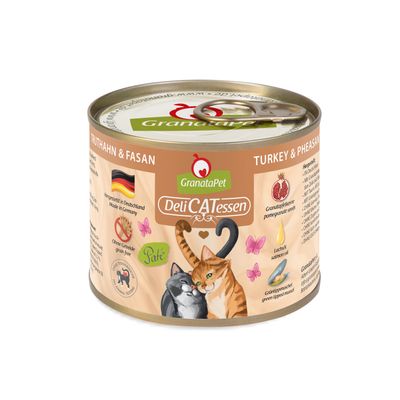 GranataPet DeliCatessen Sensitive bażant, indyk 200 g × 6