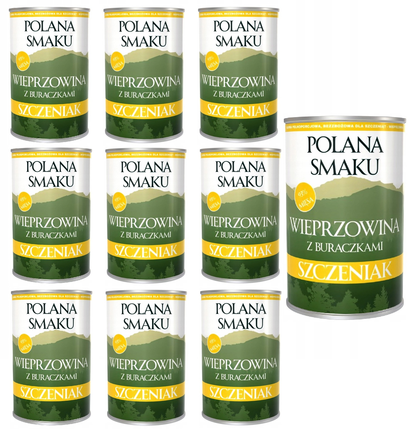 Polana Smaku wieprzowina junior 400 g × 10