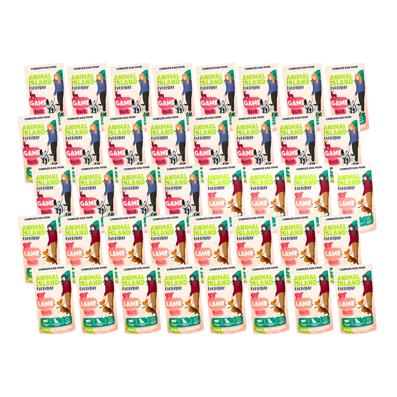 Animal Island Everyday dziczyzna, jagnięcina adult małe rasy 150 g × 40