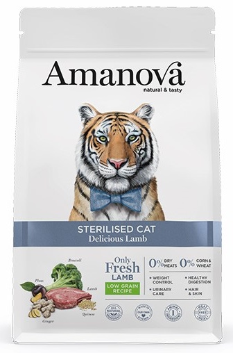 Amanova Sterilised jagnięcina 4 kg
