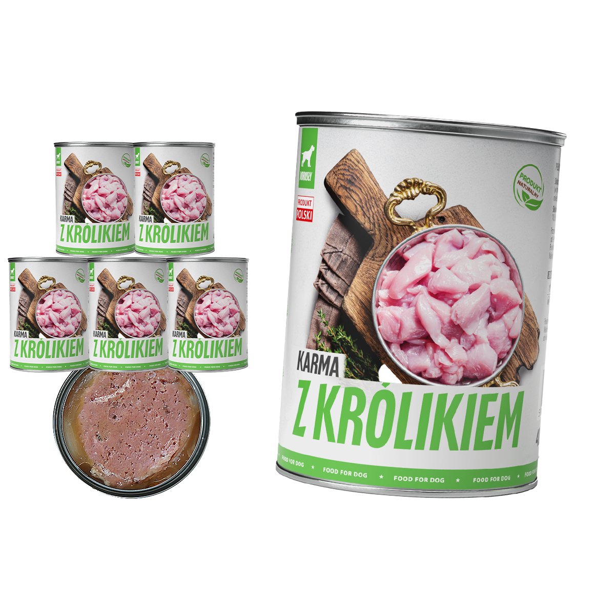Tuf Tuf królik adult 400 g × 6