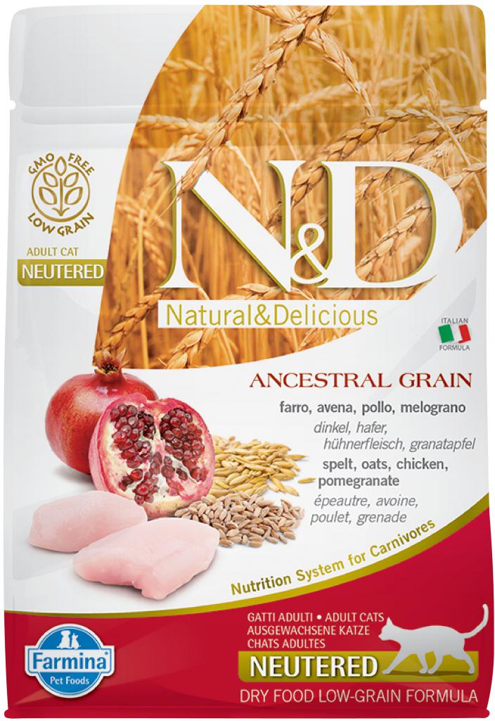 Farmina Natural & Delicious Sterilised kurczak adult 5 kg