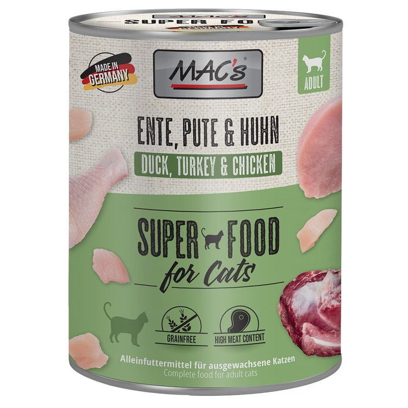 MAC's indyk, kaczka, kurczak pasztet adult 800 g