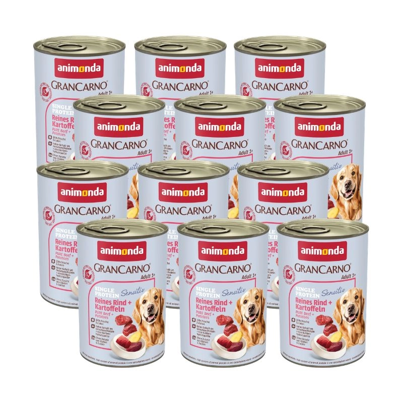 Animonda GranCarno wołowina z ziemniakiem adult 400 g × 12