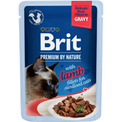 Brit Premium By Nature Sterilised jagnięcina w sosie 85 g