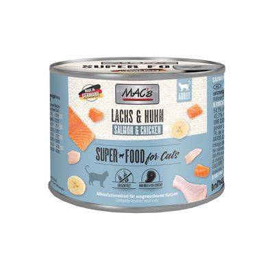 MAC's Sensitive kurczak, łosoś 200 g × 6