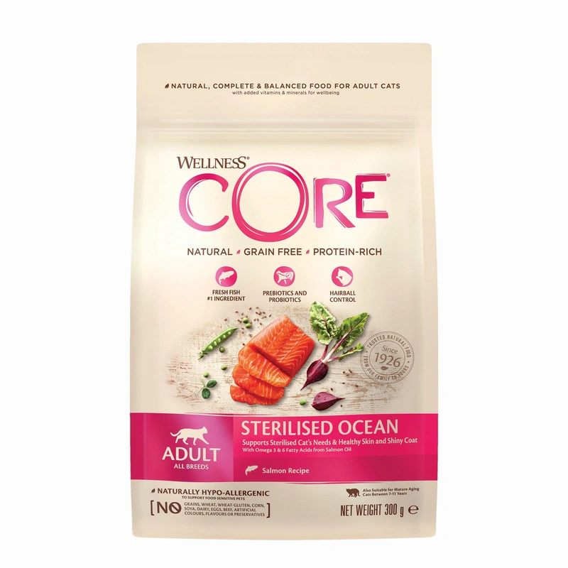 Wellness CORE Sterilised łosoś adult 300 g