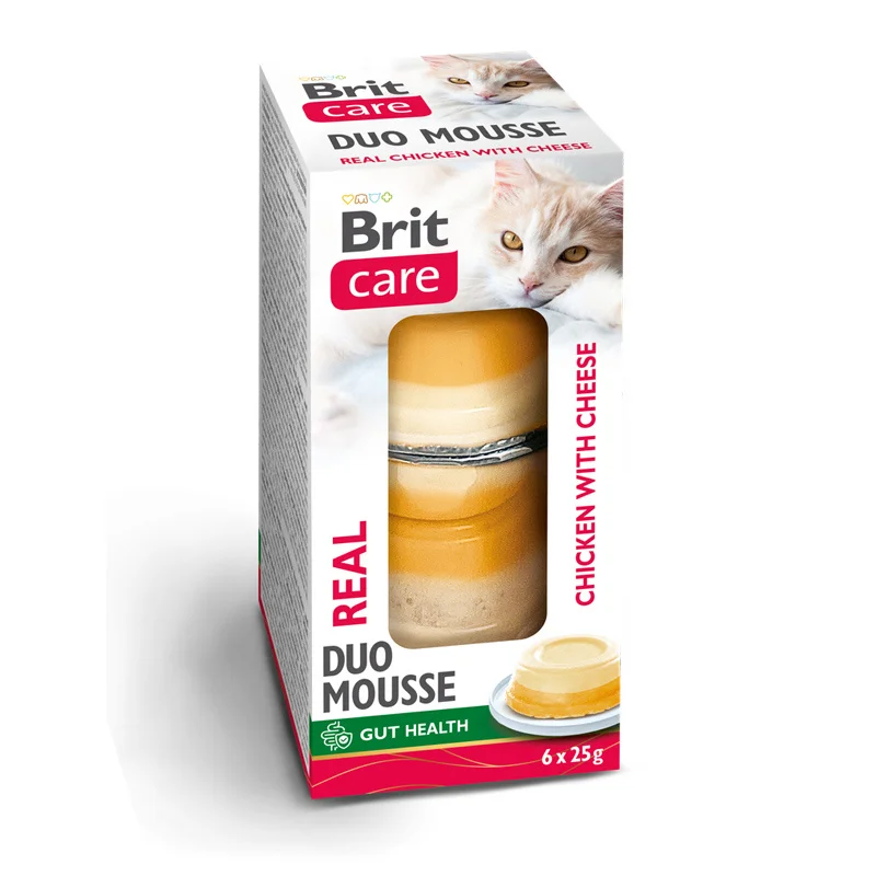 Brit Care kurczak, ser pasztet 25 g × 6