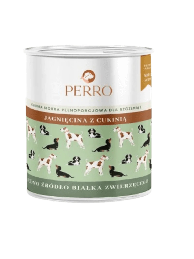 Perro jagnięcina z cukinią junior 800 g