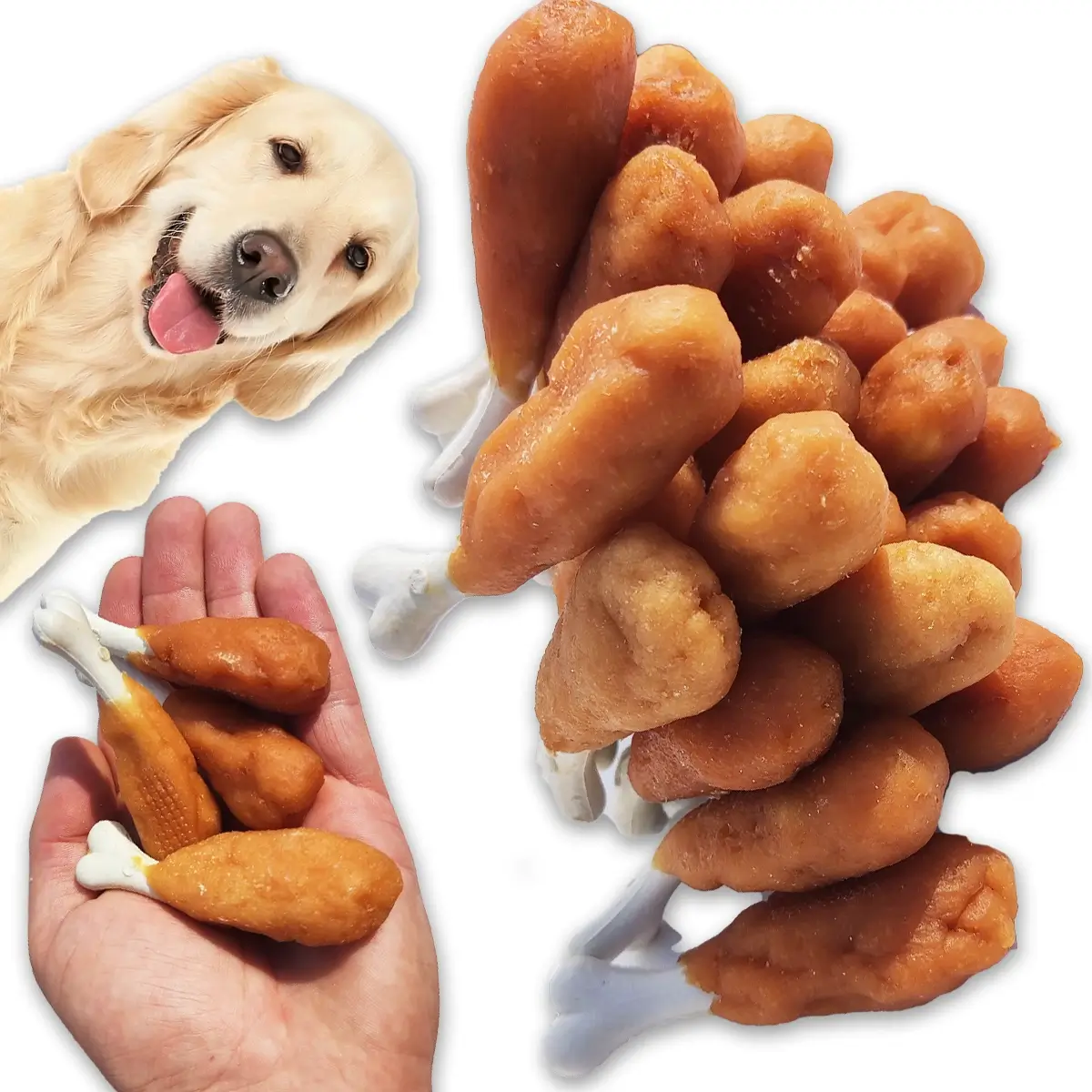 ZooPoint Snacks pałka wapienna z kurczakiem 500 g